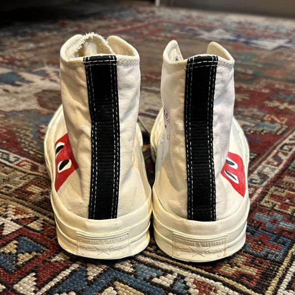 画像6: 【プレイコムデギャルソン】【コンバース】【CONVERSE】【CT70】【白】【ハイカット】【サイズ 28.5cm】【US10】  (6)