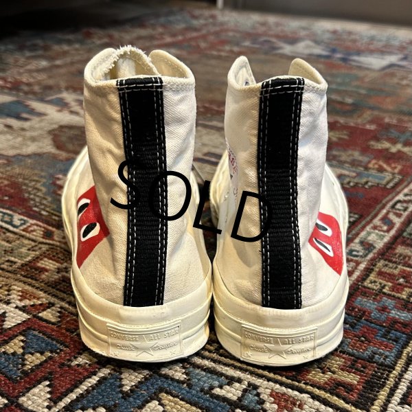 画像6: 【プレイコムデギャルソン】【コンバース】【CONVERSE】【ＣＴ７０】【白】【ハイカット】【サイズ 28.5ｃｍ】【US10】  (6)