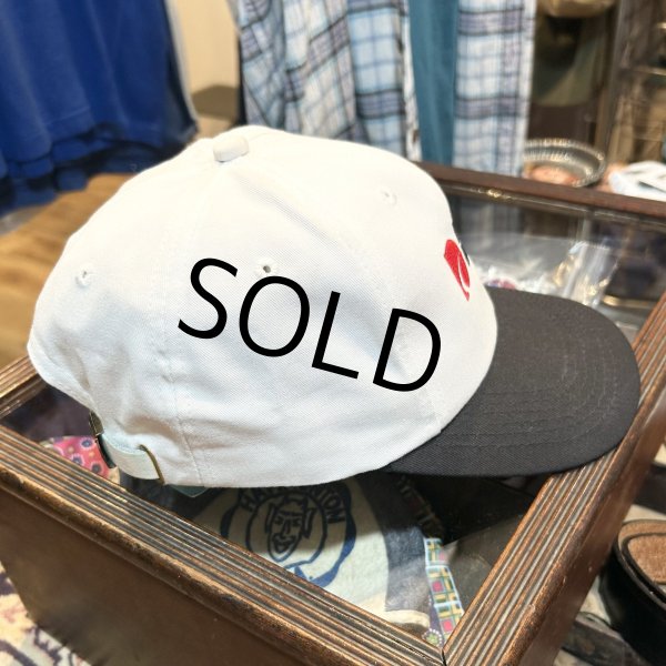 画像4: デッドストック ~90's USA製【ビンテージ】【K-Products】ケープロダクト【白×黒】Duke Energy【企業ロゴ】【ベースボールキャップ】  (4)
