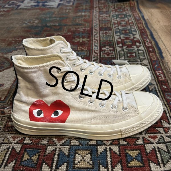 画像7: 【プレイコムデギャルソン】【コンバース】【CONVERSE】【ＣＴ７０】【白】【ハイカット】【サイズ 28.5ｃｍ】【US10】  (7)