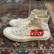 画像3: 【プレイコムデギャルソン】【コンバース】【CONVERSE】【ＣＴ７０】【白】【ハイカット】【サイズ 28.5ｃｍ】【US10】  (3)