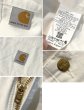 画像3: 程度良好!! USA製【ビンテージ】【カーハート】ダブルニー【carhartt】【白】ワークパンツ【ペインターパンツ】Loose Original Fit【33ｘ30】  (3)