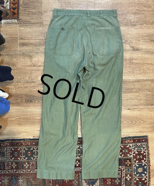 画像4: 50's【ビンテージ】【米軍実物】USMC【P-58】【ユーティリティーパンツ】【W33程度】   (4)