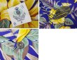 画像2: ハワイ製【creation hawaii】【青×黄色花柄】【コットンシャツ】アロハシャツ【半袖シャツ】【サイズＳ】  (2)