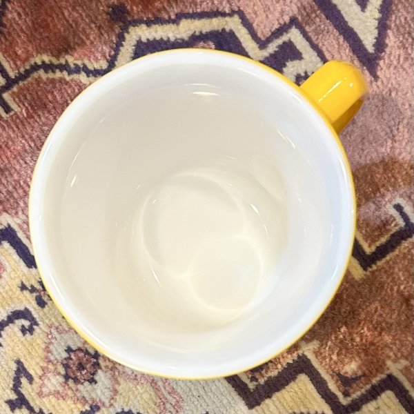 画像3: 【アンティーク】【ビンテージ】【Corelle】コレール 【山吹色】ミルクマグ【マグカップ】  (3)