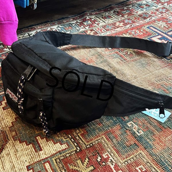 画像4: 〜90’ｓ【ビンテージ】【JANSPORT】ジャンスポーツ【黒】ブラック【ウエストバッグ】【ウエストポーチ】  (4)