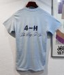 画像3: ~90's【USA製】ビンテージ【Velva Sheen】ベルバシーン【水色】【CAMP FULTON】プリント【Tシャツ】【サイズＬ】   (3)
