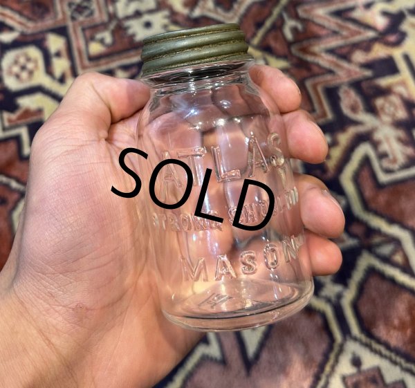 画像4: ビンテージ【Hazelatlas】ヘーゼルアトラス【メイソンジャー】【貯金箱】  (4)