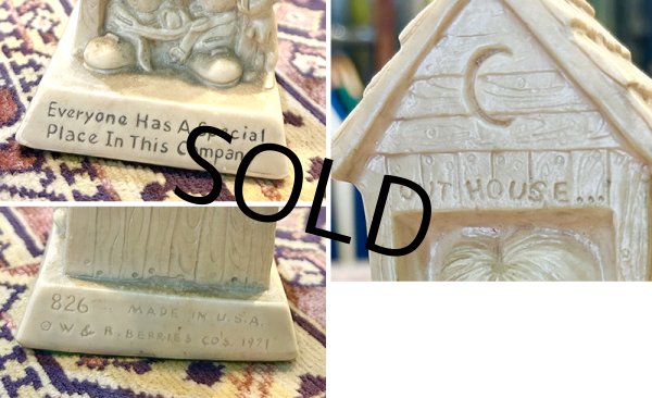 画像3: 70’ｓ USA製【ビンテージ】アンティーク【Everyone has a Special Place In This Company】【メッセージドール】  (3)