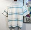 画像3: 【USA製】【GRAND SLAM by munsingwear】【マンシングウェア】【白x水色】ボーダー【ポロシャツ】【サイズＬ】  (3)