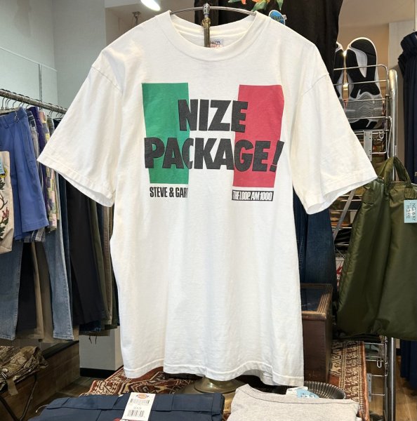 画像1: 90's 【USA製】ビンテージ【ONEITA】オニータ【NIZE PACKEGE!】【白】 Tシャツ 【サイズXL】  (1)