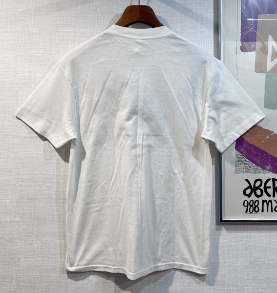 画像3: ほぼ未使用 80's【USA製】KUTZTOWN【ビンテージ】【クリーム色】【鳥と花】プリント【Tシャツ】【サイズＬ】  (3)