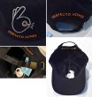 画像2: 【デッドストック】ビンテージ【PERFECTO HOMES】【黒】【ベースボールキャップ】   (2)