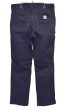 画像1: 【ビンテージ】【carhartt】カーハート【relaxed fit】リラックスフィット【黒】ブラック【ペインターパンツ】【ワークパンツ】【35×32】  (1)