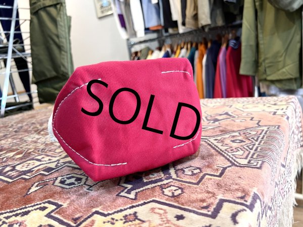 画像6: 90’s【ビンテージ】USA製【L.L.bean】エルエルビーン【ツリー刺繍】【生成りx赤】【キャンバス】【ミニミニトートバッグ】【ビーントート】  (6)