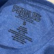 画像2: 【ピーナッツ】【PEANUTS】スヌーピー I'LL DO IT TOMORROW【青】【Tシャツ】サイズS  (2)