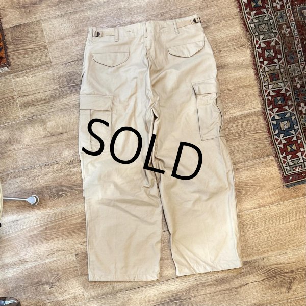 画像4: 【デッドストック】70's【米軍実物】【ビンテージ】【タンカラー】フィールドパンツ【BDUパンツ】【M-SHORT】  (4)