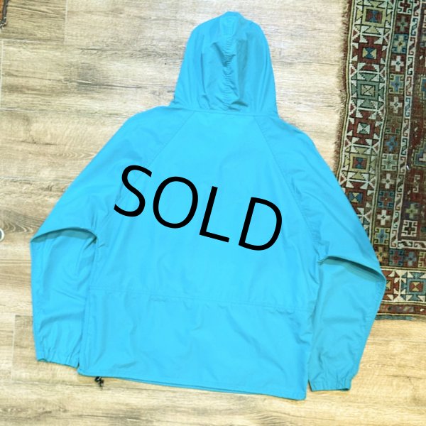 画像3: 80's~【USA製】ビンテージ【L.L.Bean】【LLビーン】エメラルドブルー【アノラックパーカー】サイズL  (3)