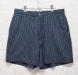 画像1: 90’s~【POLO GOLF】【ポロゴルフ】【POLO RALPH LAUREN】オールドラルフローレン【ネイビー×緑】【チェック柄】【ショートパンツ】【短パン】【コットンショーツ】【W34】  (1)