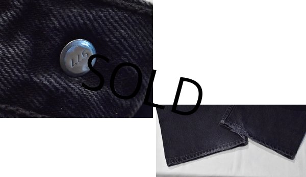 画像4: 90's【ビンテージ】【LEVI'S】【リーバイス】【501】ブラック 黒【デニムパンツ】後染め【38×30】  (4)