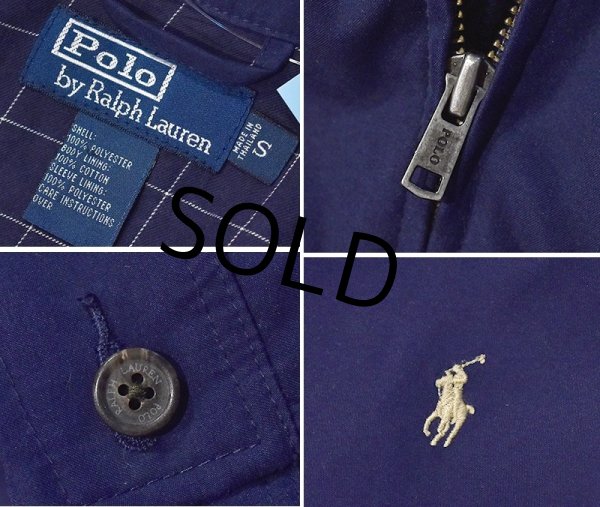 画像2: 【ラルフローレン】【POLO RALPH LAUREN】紺 ネイビー【ブルゾン】スウィングトップ ジップアップブルゾン【サイズS】  (2)