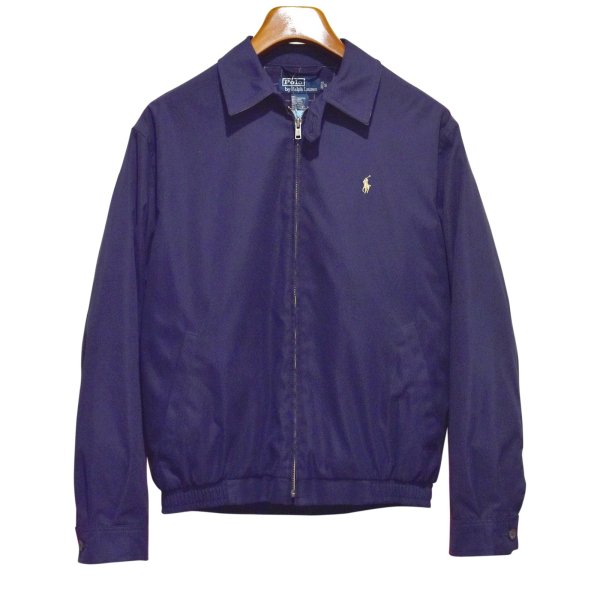画像1: 【ラルフローレン】【POLO RALPH LAUREN】紺 ネイビー【ブルゾン】スウィングトップ ジップアップブルゾン【サイズS】  (1)