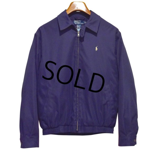 画像1: 【ラルフローレン】【POLO RALPH LAUREN】紺 ネイビー【ブルゾン】スウィングトップ ジップアップブルゾン【サイズS】  (1)