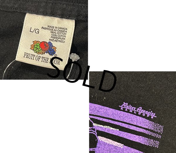画像2: 【90's~】ビンテージ【FRUIT OF THE LOOM】【フルーツオブザルーム】YUKON【犬ぞり】月夜【 Tシャツ】【サイズL】  (2)