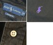 画像2: ビンテージ POLO RALPH LAUREN【ポロラルフローレン】【CUSTOM FIT】胸刺繡ロゴ入り【黒】【ボタンダウンシャツ】【サイズM】   (2)