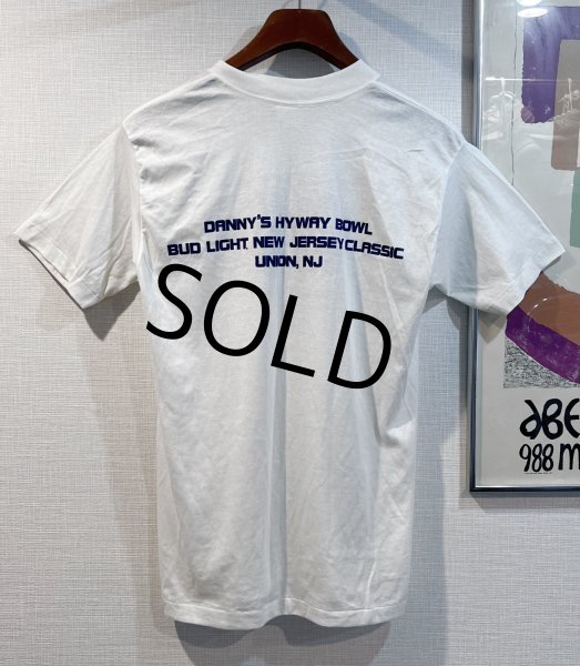 画像3: デッドストック【80's】【USA製】【ビンテージ】【BUD LIGHT】【バドライト】バドワイザー【バックプリント付き】【白】【Tシャツ】【サイズL】  (3)