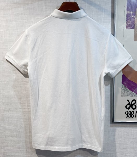 画像3: POLO ralph lauren【ラルフローレン】ビンテージ【CLASSIC FIT】【クラシックフィット】【白】【鹿の子コットン】無地【ポロシャツ】【サイズL】  (3)