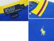 画像2: 90's【ラルフローレン】POLO RALPH LAUREN 【青×黄色襟】【無地】左胸ロゴ刺繍【ポロシャツ】【サイズＬ】   (2)