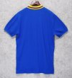 画像3: 90's【ラルフローレン】POLO RALPH LAUREN 【青×黄色襟】【無地】左胸ロゴ刺繍【ポロシャツ】【サイズＬ】   (3)