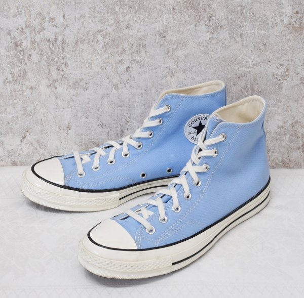 画像1: 【新品未使用】【コンバース】converse【CT70】【水色】【チャックテイラー】【ハイカット】【サイズ28cm】  (1)