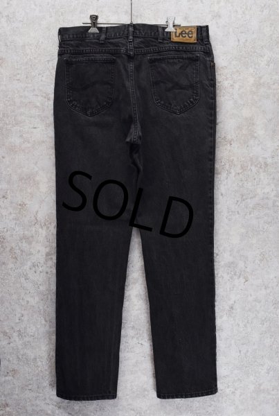 画像5: 90’s~【USA製】【ビンテージ】【Lee】【リー】【ブラック】【デニムパンツ】黒【36×34】  (5)