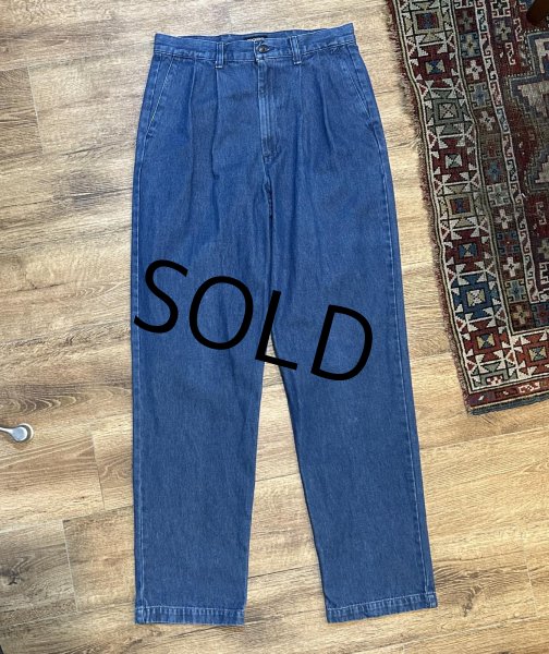 画像2: 【90's】【ビンテージ】【DOCKERS】ドッカーズ【Khakis】【2タックデニムパンツ】【w33程度】  (2)
