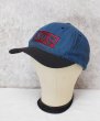 画像3: 【デッドストック】 90's 【USA製】【ビンテージ】【ブルー×チャコール】MCD【キャップ】【ベースボールキャップ】サイズフリー  (3)