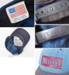 画像2: 【デッドストック】 90's 【USA製】【ビンテージ】【ブルー×チャコール】MCD【キャップ】【ベースボールキャップ】サイズフリー  (2)