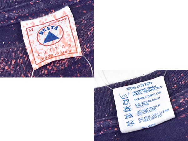 画像2: 90’s~【USA製】ビンテージ DELTA 【CHICAGO】シカゴ【タイダイ風】 夜景総柄 街 Tシャツ サイズM (2)