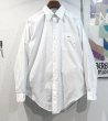 画像1: 【デッドストック】90’s USA製【ビンテージ】【ブルックスブラザーズ】Brooks Brothers【Makers】【無地】【白】【長袖シャツ】【16-4】  (1)