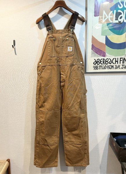 画像3: 90's【USA製】【ビンテージ】【カーハート】【ライトブラウン】【ダブルニー】【オーバーオール】36X30  (3)