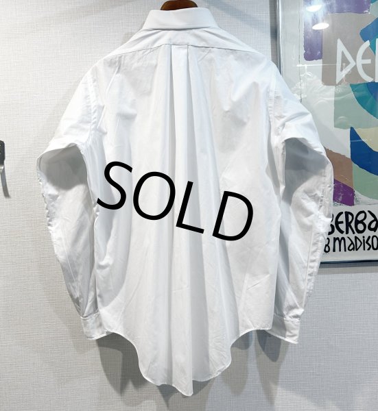 画像3: 【デッドストック】90’s USA製【ビンテージ】【ブルックスブラザーズ】Brooks Brothers【Makers】【無地】【白】【長袖シャツ】【16-4】  (3)