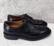 画像4: 程度良好【ビンテージ】【ラルフローレン】【POLO RALPH LAUREN】【黒】【ウィングチップシューズ】【9D】【27cm程度】  (4)