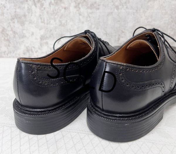 画像5: 程度良好【ビンテージ】【ラルフローレン】【POLO RALPH LAUREN】【黒】【ウィングチップシューズ】【9D】【27cm程度】  (5)