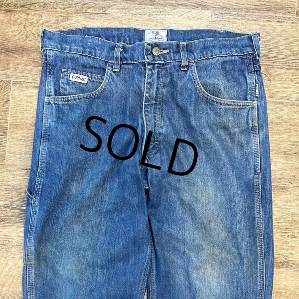 画像5: USA製【ビンテージ】【TYNDALE】ティンデール 【デニムペインターパンツ】【36x33】  (5)