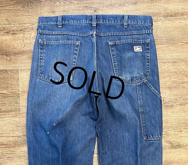 画像6: USA製【ビンテージ】【TYNDALE】ティンデール 【デニムペインターパンツ】【36x33】  (6)