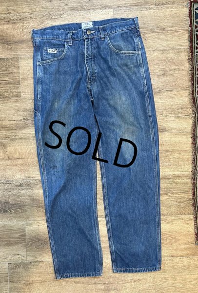 画像2: USA製【ビンテージ】【TYNDALE】ティンデール 【デニムペインターパンツ】【36x33】  (2)