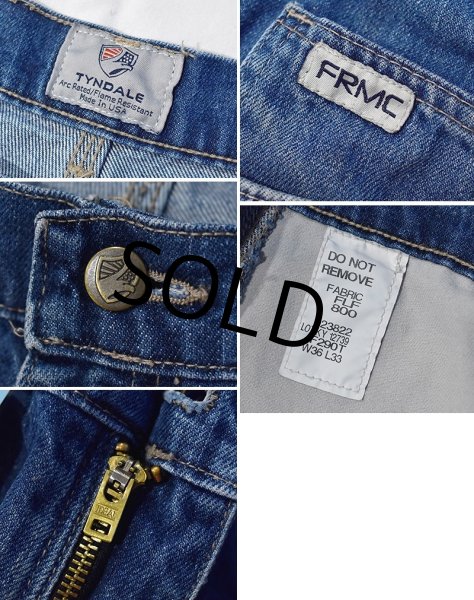 画像3: USA製【ビンテージ】【TYNDALE】ティンデール 【デニムペインターパンツ】【36x33】  (3)