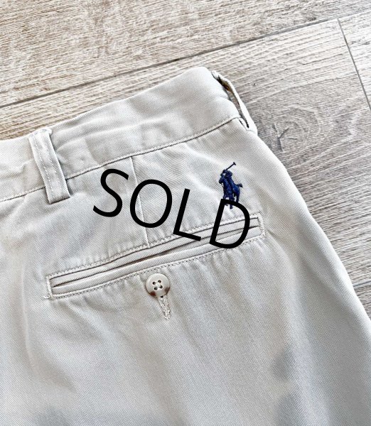 画像5: 【ラルフローレン】POLO RALPH LAUREN【ETHAN PANT】イーサン【ベージュ】2タック【コットンパンツ】【34×30】  (5)