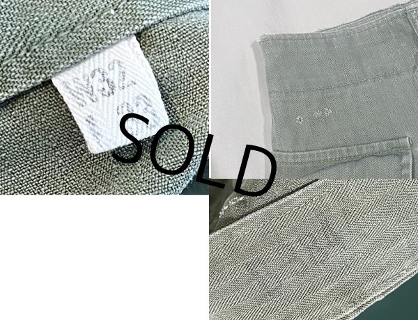 画像3: 40's【ビンテージ】【米軍実物】U.S.ARMY【M43】HBTパンツ【32X33】  (3)